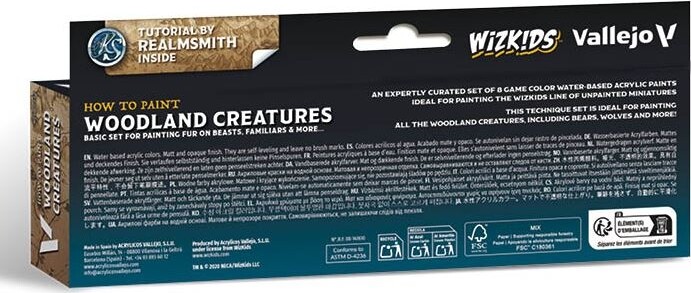 Vallejo - Wizkids Woodland Creatures - 8X8 Ml - 80254