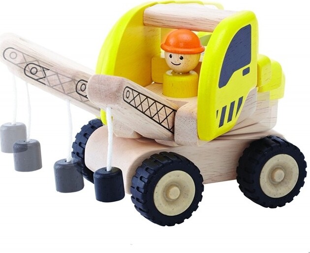 Wonderworld - Mini Kran I Gul