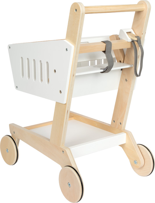 Wooden Shopping Trolley Fresh