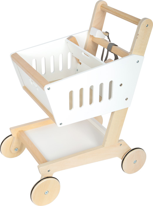 Wooden Shopping Trolley Fresh