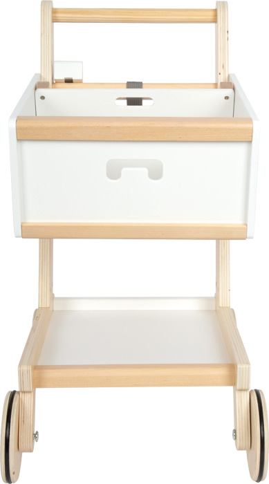 Wooden Shopping Trolley Fresh