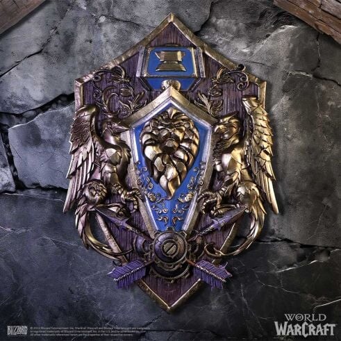 World Of Warcraft - Alliance Vægdekoration - 30 Cm