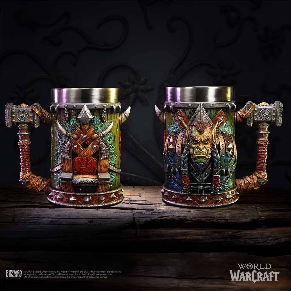 World Of Warcraft Tankard - Thrall Krus - Nemesis Now - 17 5 Cm