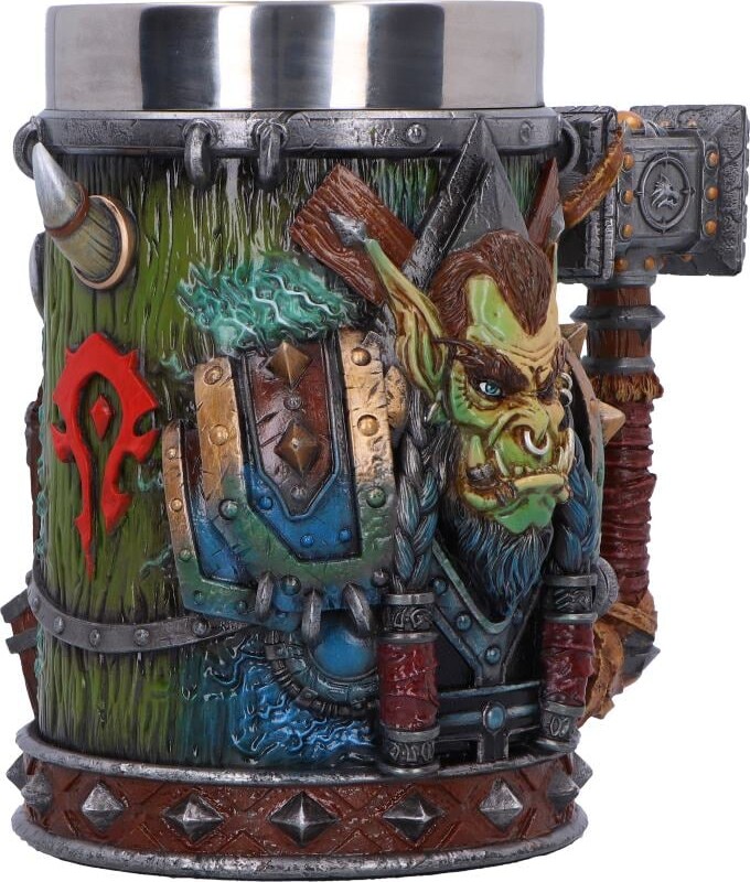 World Of Warcraft Tankard - Thrall Krus - Nemesis Now - 17 5 Cm
