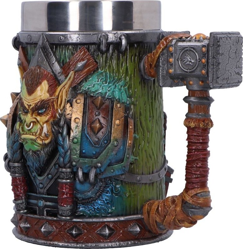 World Of Warcraft Tankard - Thrall Krus - Nemesis Now - 17 5 Cm