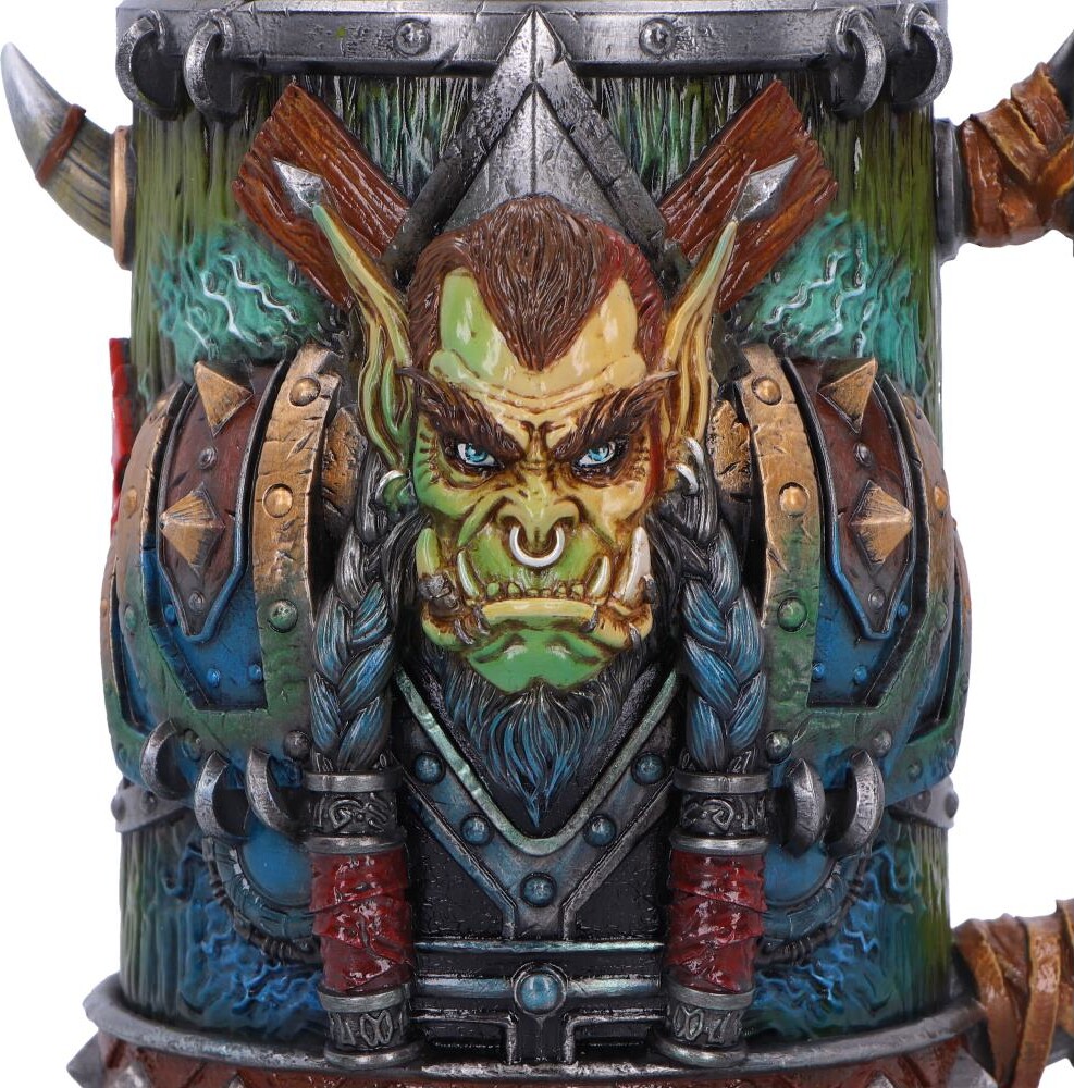 World Of Warcraft Tankard - Thrall Krus - Nemesis Now - 17 5 Cm