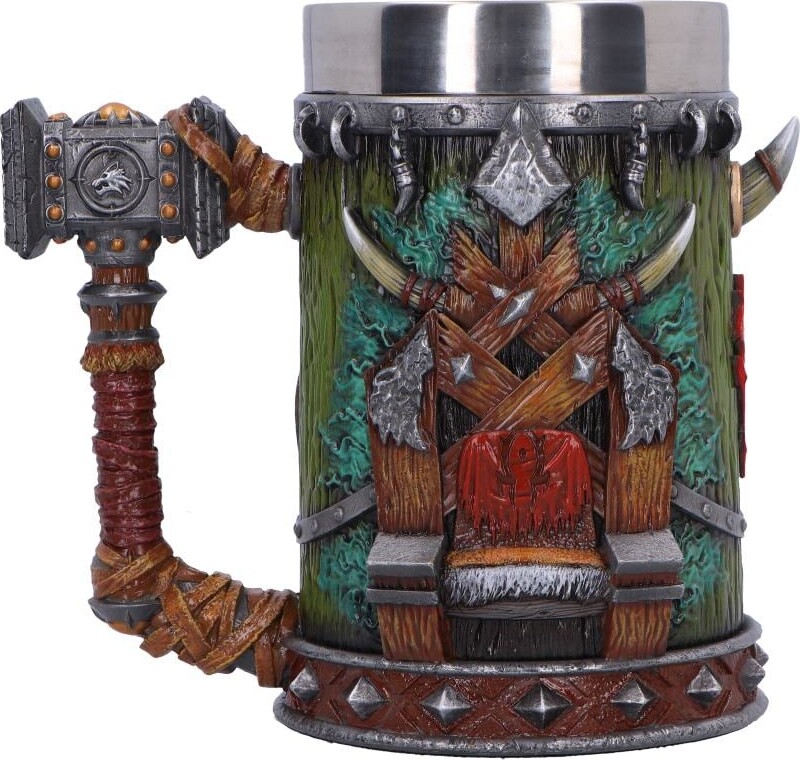 World Of Warcraft Tankard - Thrall Krus - Nemesis Now - 17 5 Cm