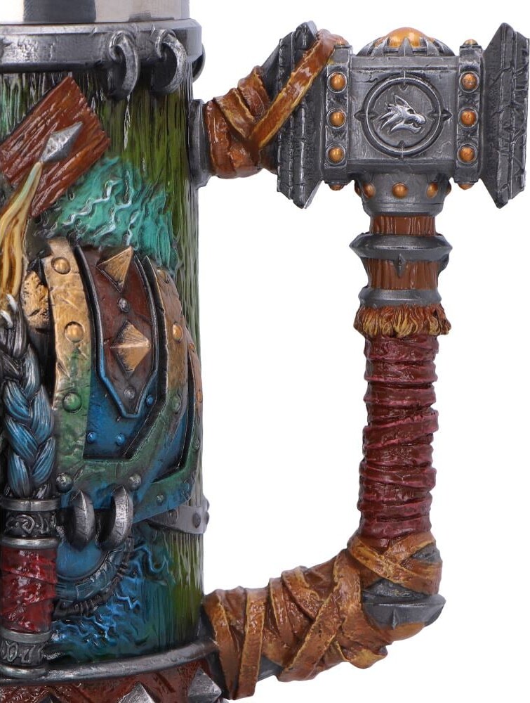 World Of Warcraft Tankard - Thrall Krus - Nemesis Now - 17 5 Cm