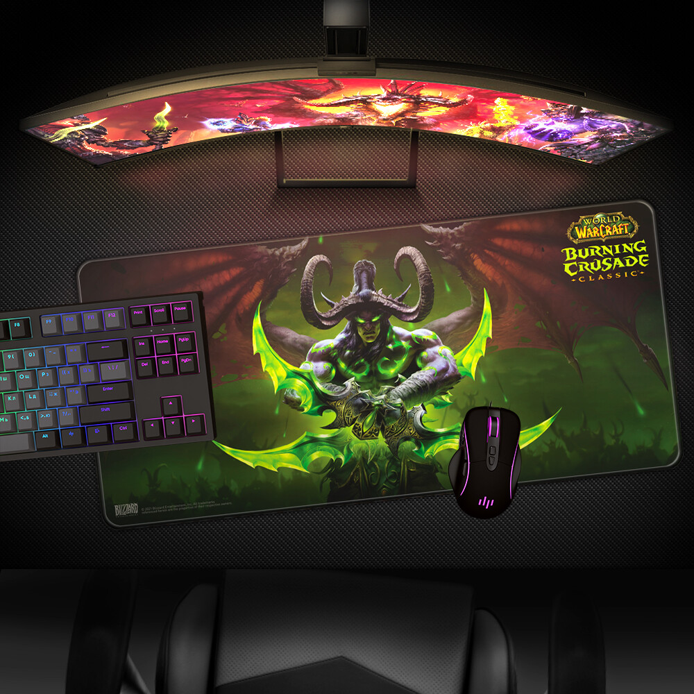 World Of Warcraft - Desk Mat - Skrivebordsmåtte - Burning Crusade - 90 X