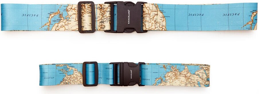 Kikkerland - Bagageremme - World Map - 2 Stk