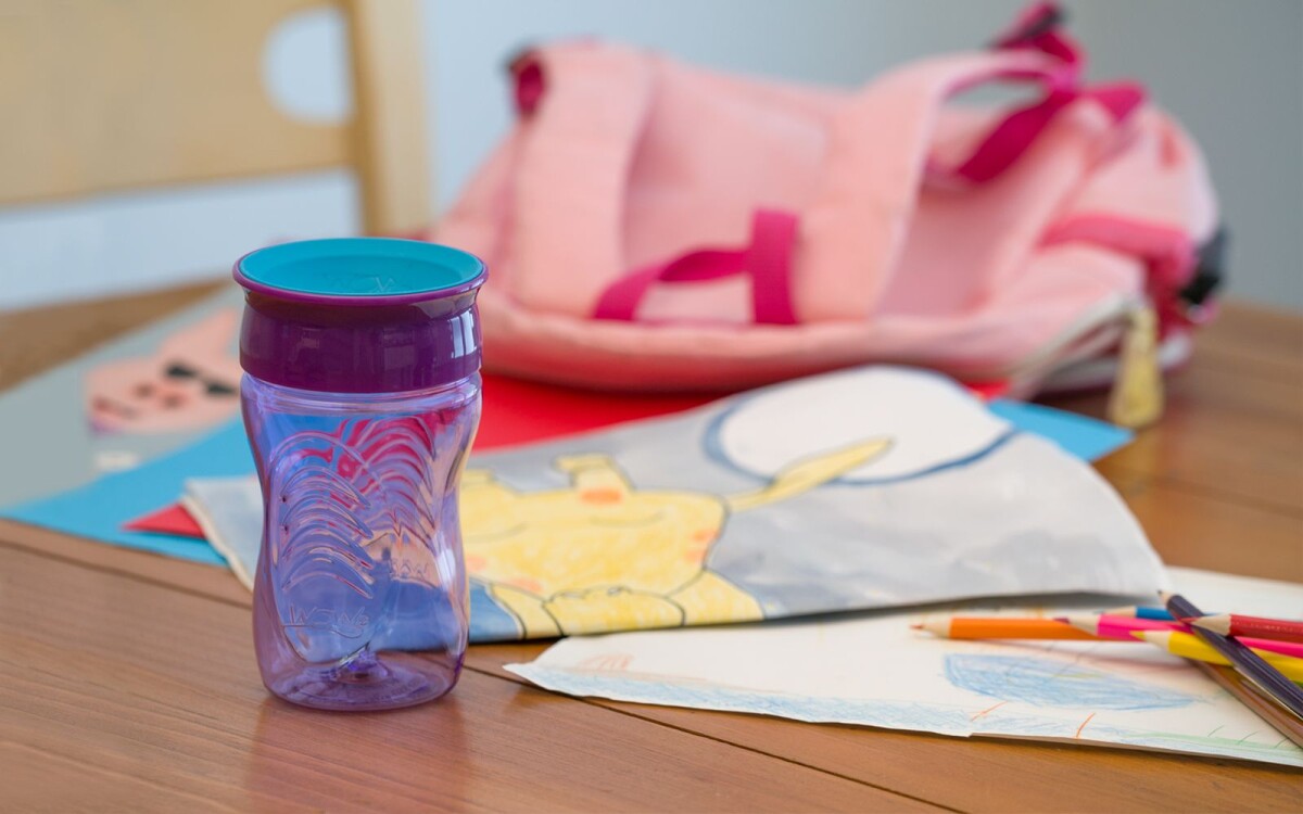 Wow - Spildfri Baby Kop - Lilla