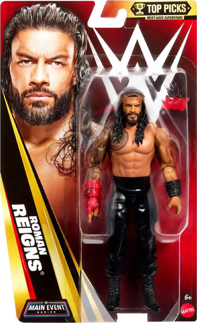 Wwe - Roman Reigns Action Figur - Main Event - Mattel Jhj48