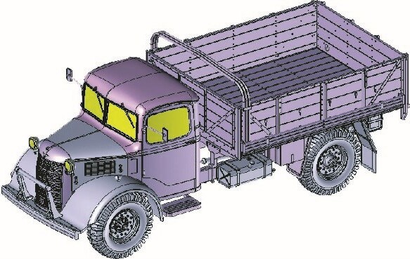 Airfix - Wwii British Army 30-Cwt 4X2 Gs Truck - 1 35 - A1380