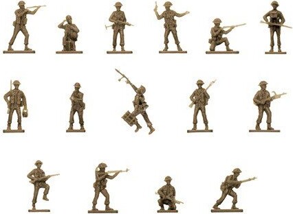 Airfix - Wwii British Infantry - Vintage Classics - 1 76 - A00763V