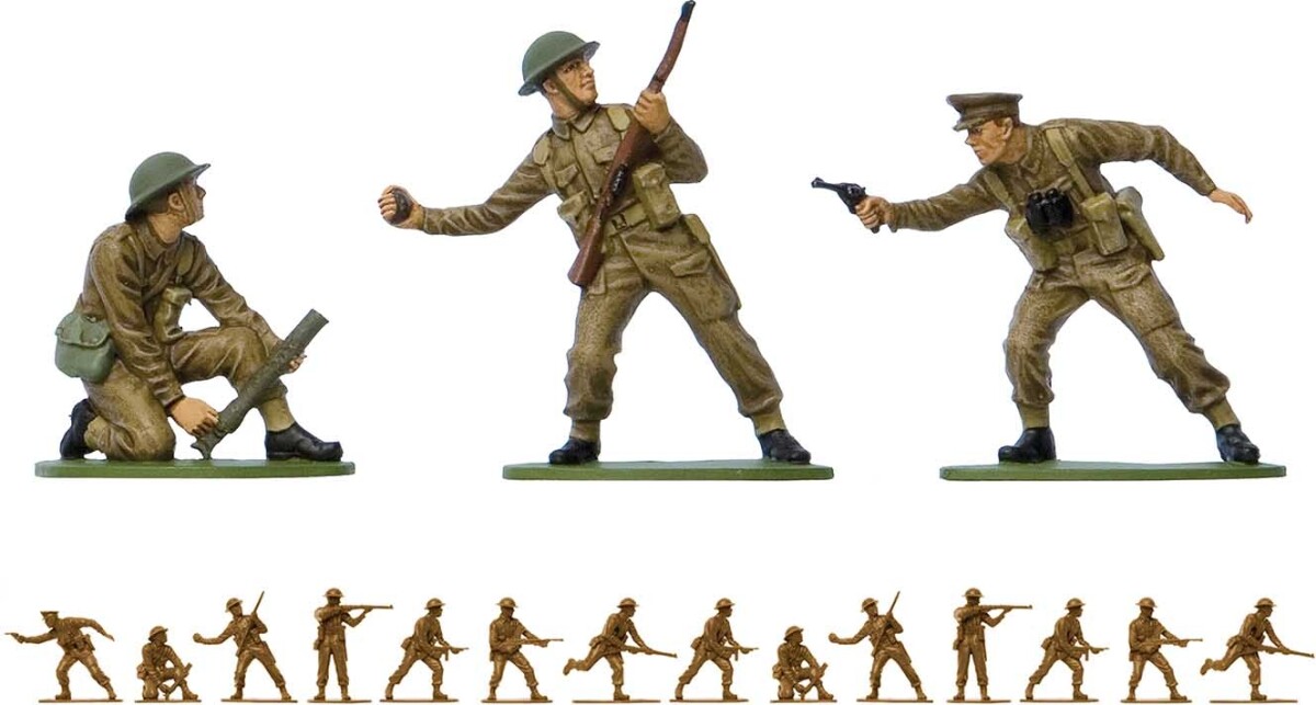 Airfix - Wwii British Infantry Model Figurer - Vintage Classics - 1 32 -
