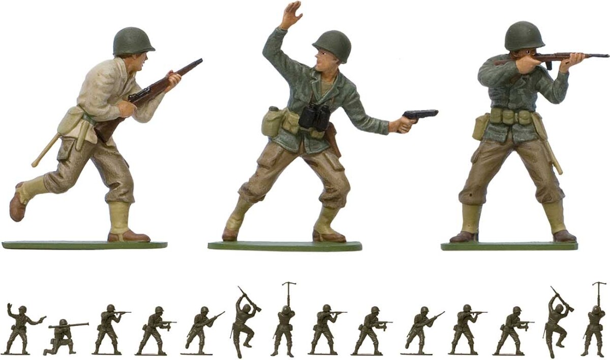 Airfix - Wwii Us Infantry - Model Figurer - 1 32 - A02703V
