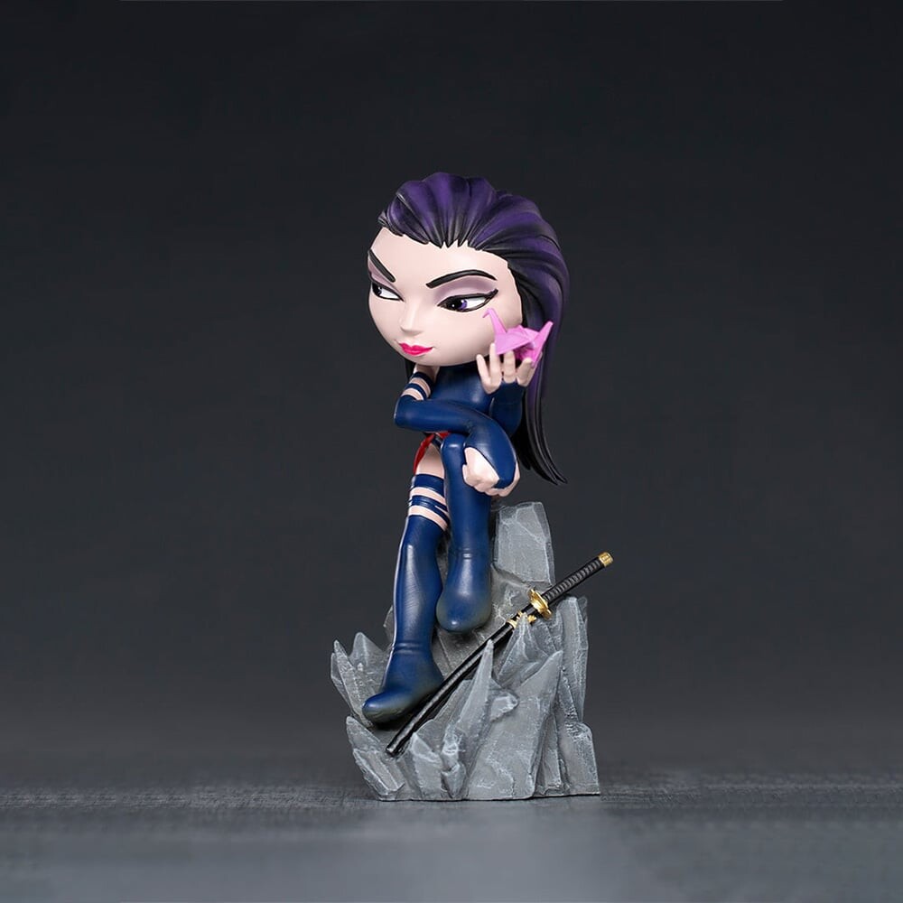 X-Men - Psylocke Statuette Figur - Minico - Iron Studios - 15 Cm