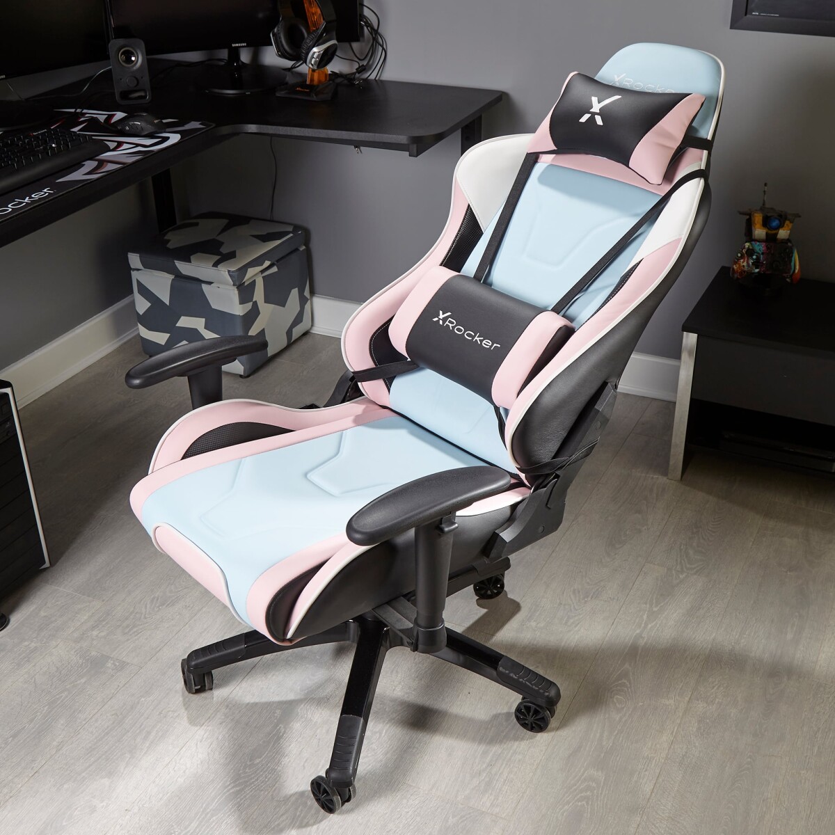 X Rocker Bubblegum Agility Sport Esport Gaming Chair