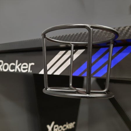 X Rocker - Gaming Bord - Ocelot Carbon - Blå Og Røde Stickers