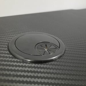 X Rocker - Gaming Bord - Ocelot Carbon - Blå Og Røde Stickers