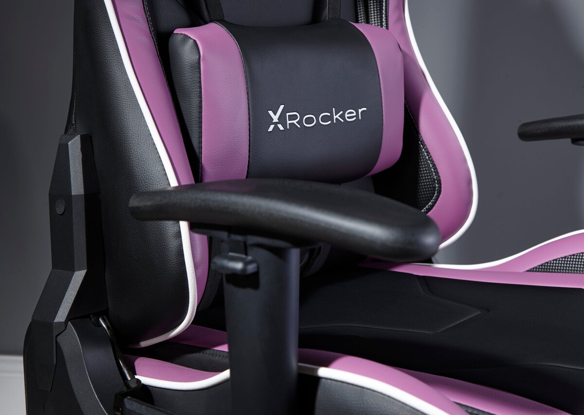 X Rocker Purple Agility Sport Esport Gaming Chair