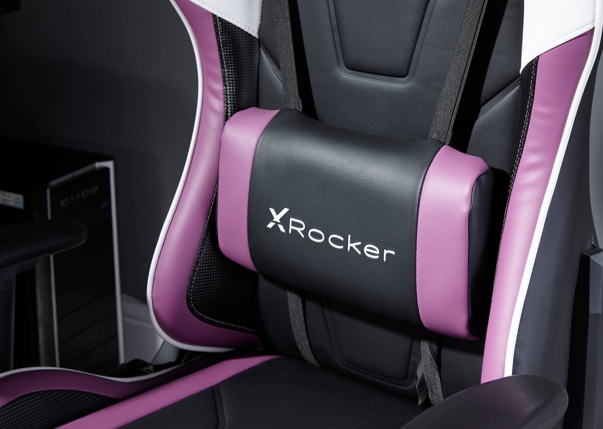 X Rocker Purple Agility Sport Esport Gaming Chair