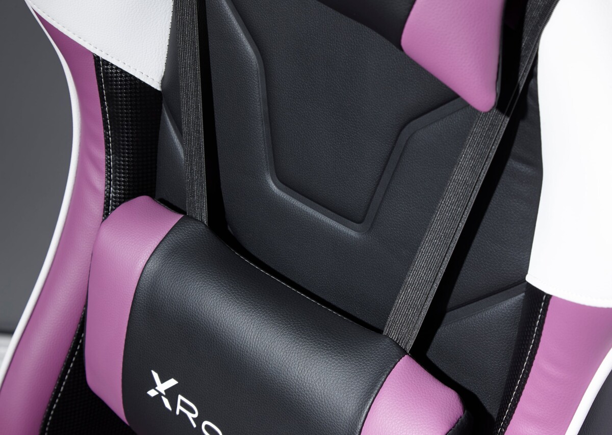 X Rocker Purple Agility Sport Esport Gaming Chair