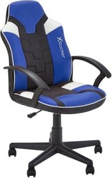 X Rocker - Gaming Stol - Juniorteen - Saturn - Mid-Back - Sort Blå