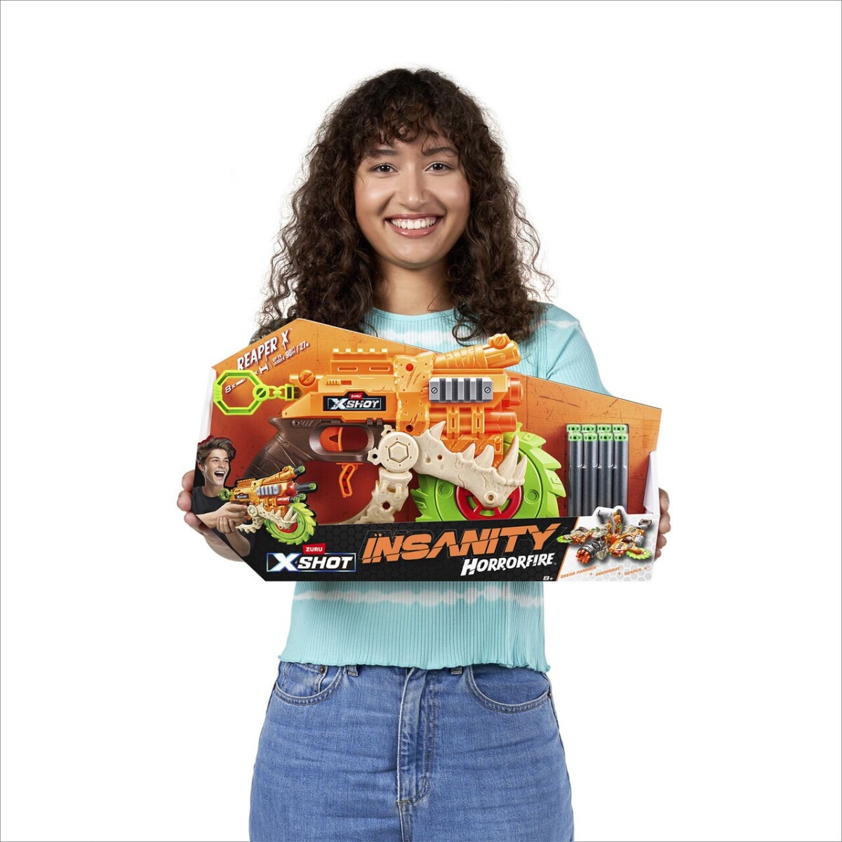 Zuru X-Shot - Insanity Horror Fire Reaper Gun - 8 Skud
