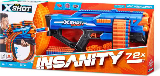 X-Shot Insanity Mad Mega Barrel 36609 - Supr Hračky