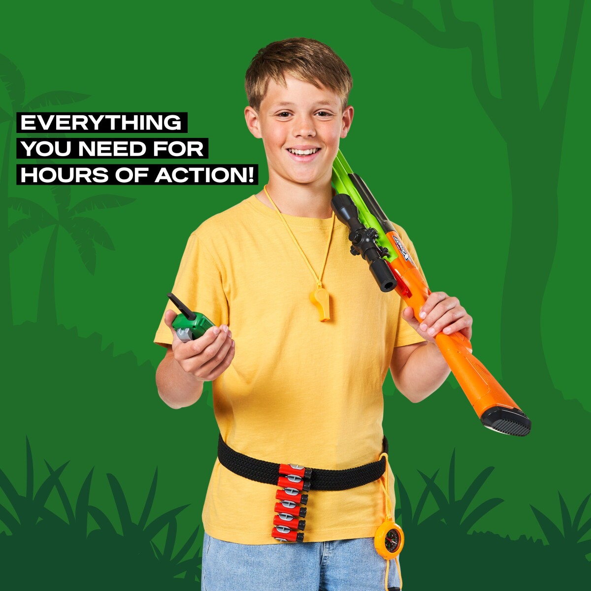 Zuru X-Shot - Shotgun Kikkert Walkie-Talkie Kompas Og Fløjte