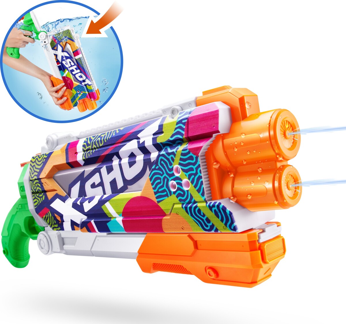 Zuru X-Shot - Skins Fast Fill Vand Blaster - 900 Ml
