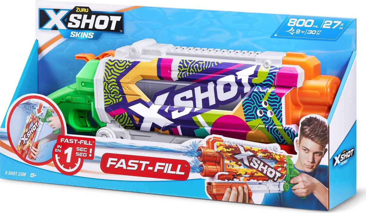 Zuru X-Shot - Skins Fast Fill Vand Blaster - 900 Ml