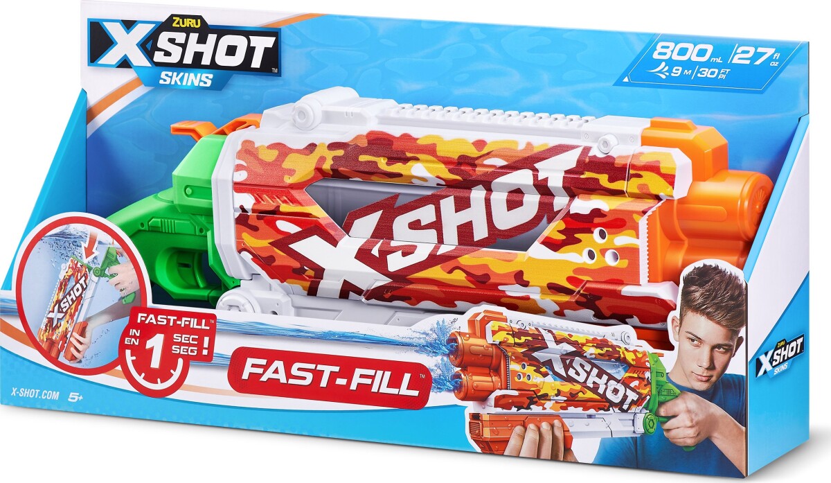 Zuru X-Shot - Skins Fast Fill Vand Blaster - 900 Ml
