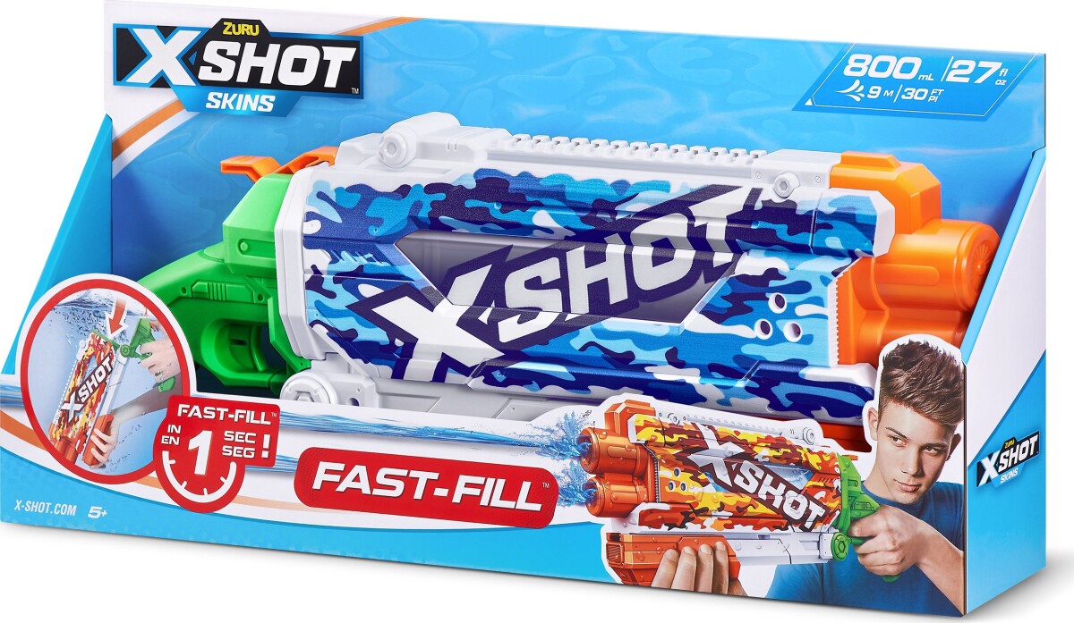 Zuru X-Shot - Skins Fast Fill Vand Blaster - 900 Ml