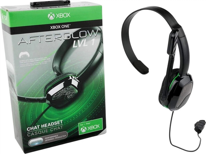 Xbox One Chat Headset - Pdp Afterglow Lvl 1 - Sort