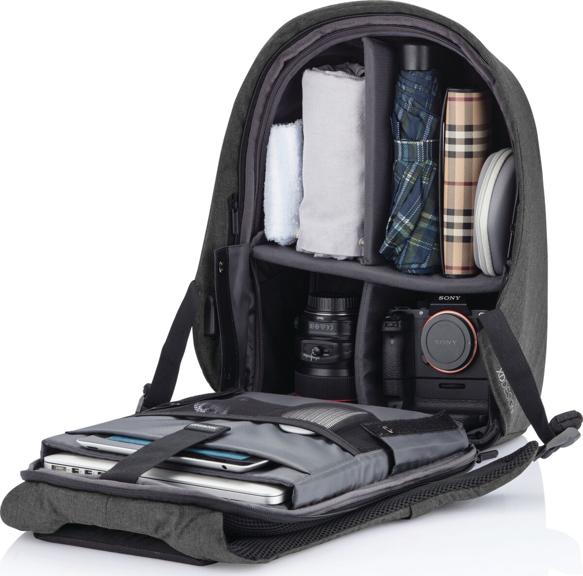 Xd Design - Bobby Hero Regular Anti-Theft Rygsæk - Grå