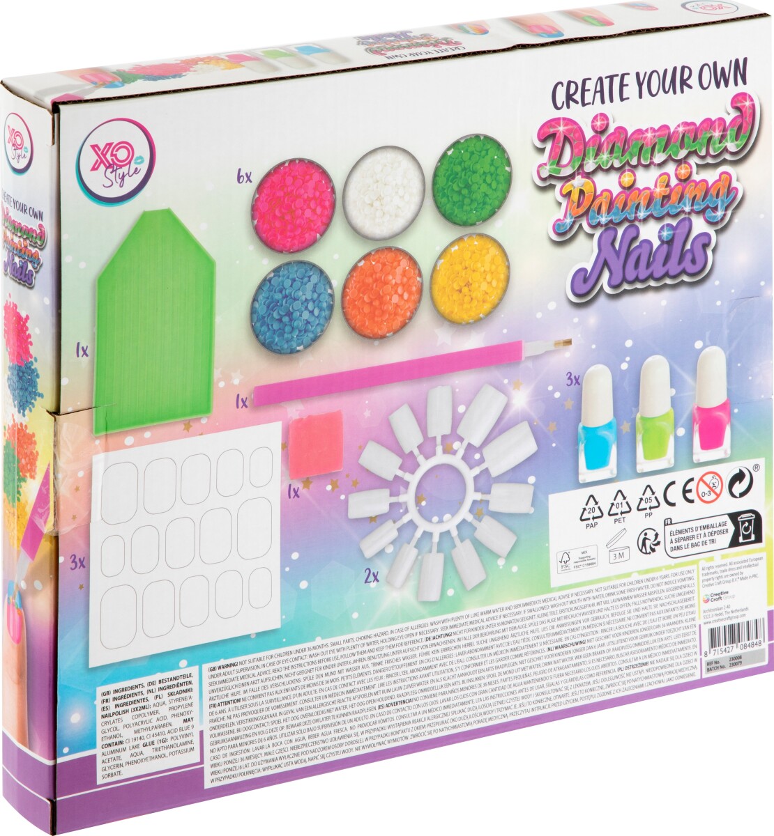 Xo Style - Skab Dine Egne Diamantart-Negle