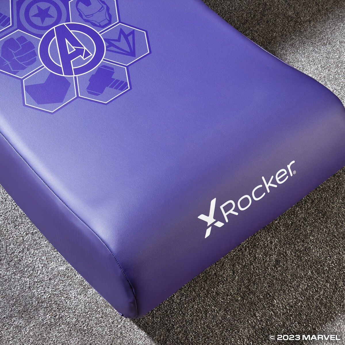 X-rocker - Marvel - Gaming Gulvstol Til Børn - Hulk | Se tilbud og køb ...