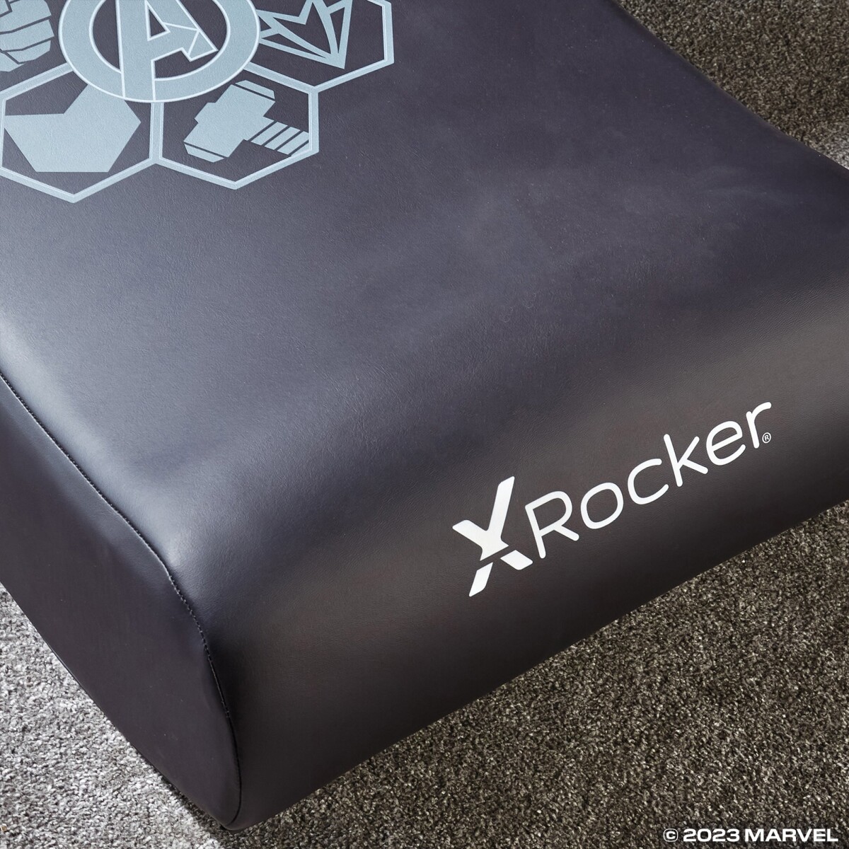 X-rocker - Marvel - Gaming Gulvstol Til Børn - Ironman | Se tilbud og ...