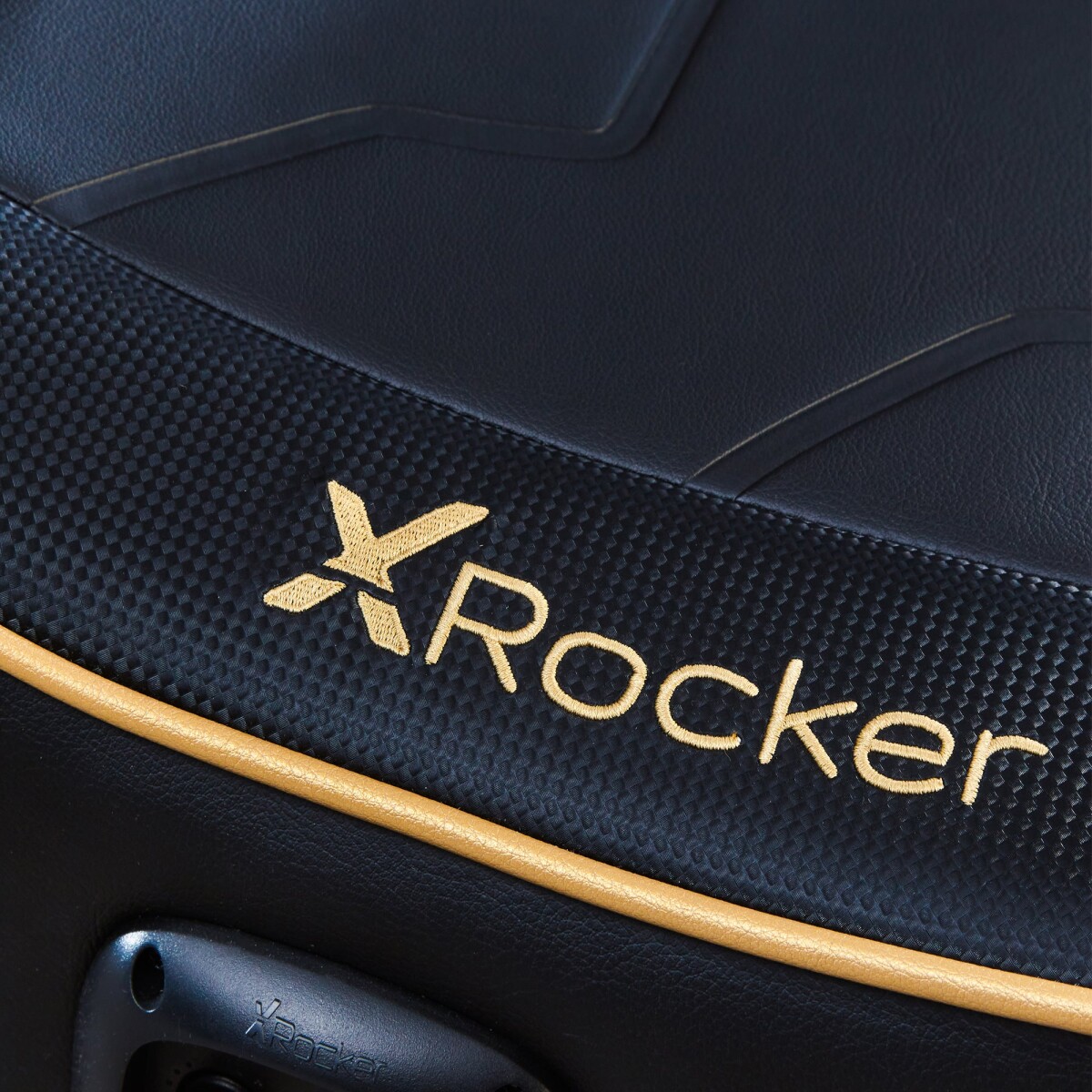 X-Rocker - Shadow 20 - Gaming Gulvstol Til Børn - Sort Og Guld