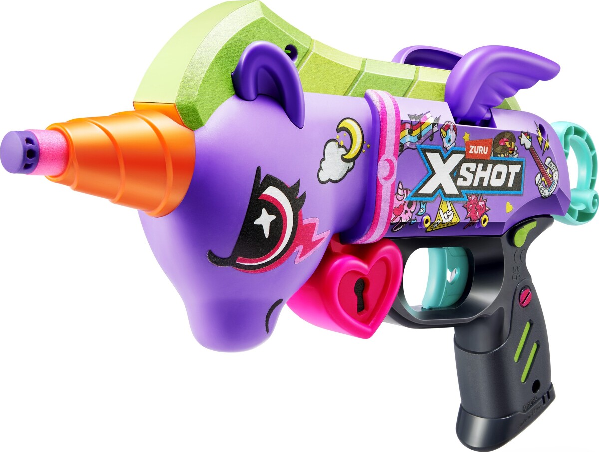 Xshot - Blastercorn Dark Unicorn 16 Darts 36882