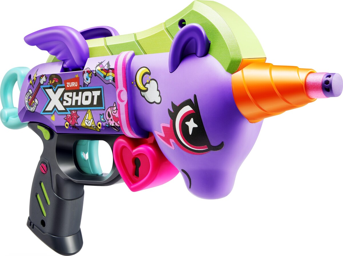 Xshot - Blastercorn Dark Unicorn 16 Darts 36882