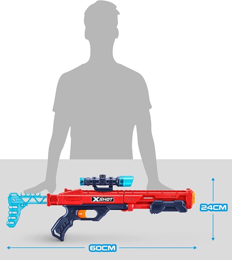 Zuru Xshot - Excel Hawk Eye Blaster - 16 Darts