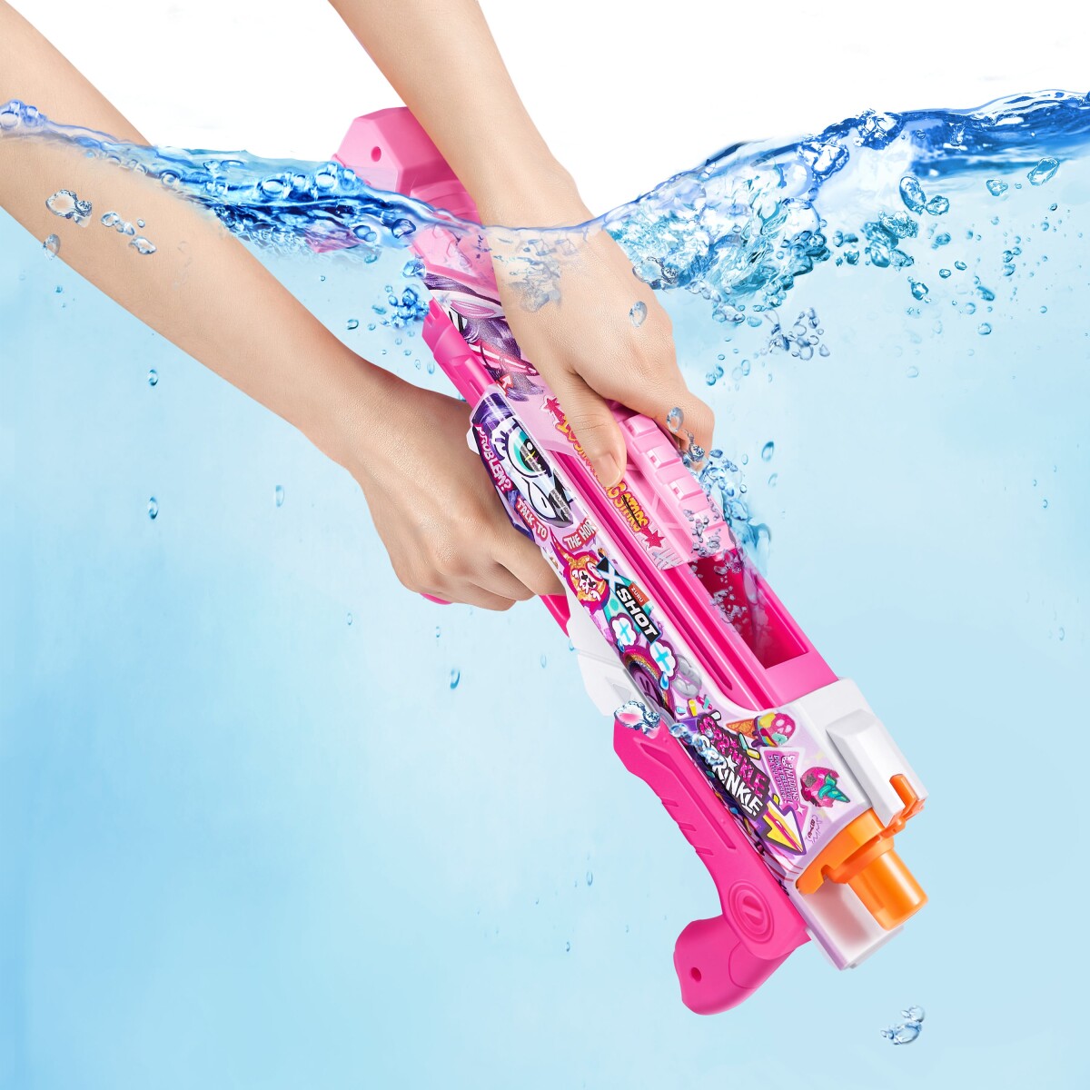 Zuru X-Shot - Hyperload Fast-Fill Skins Vandpistol - Overraskelse