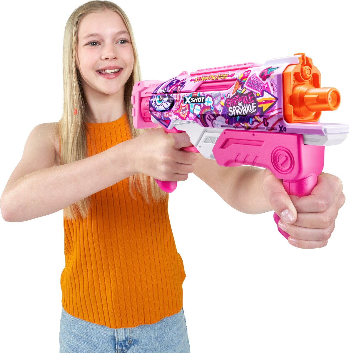 Zuru X-Shot - Hyperload Fast-Fill Skins Vandpistol - Overraskelse