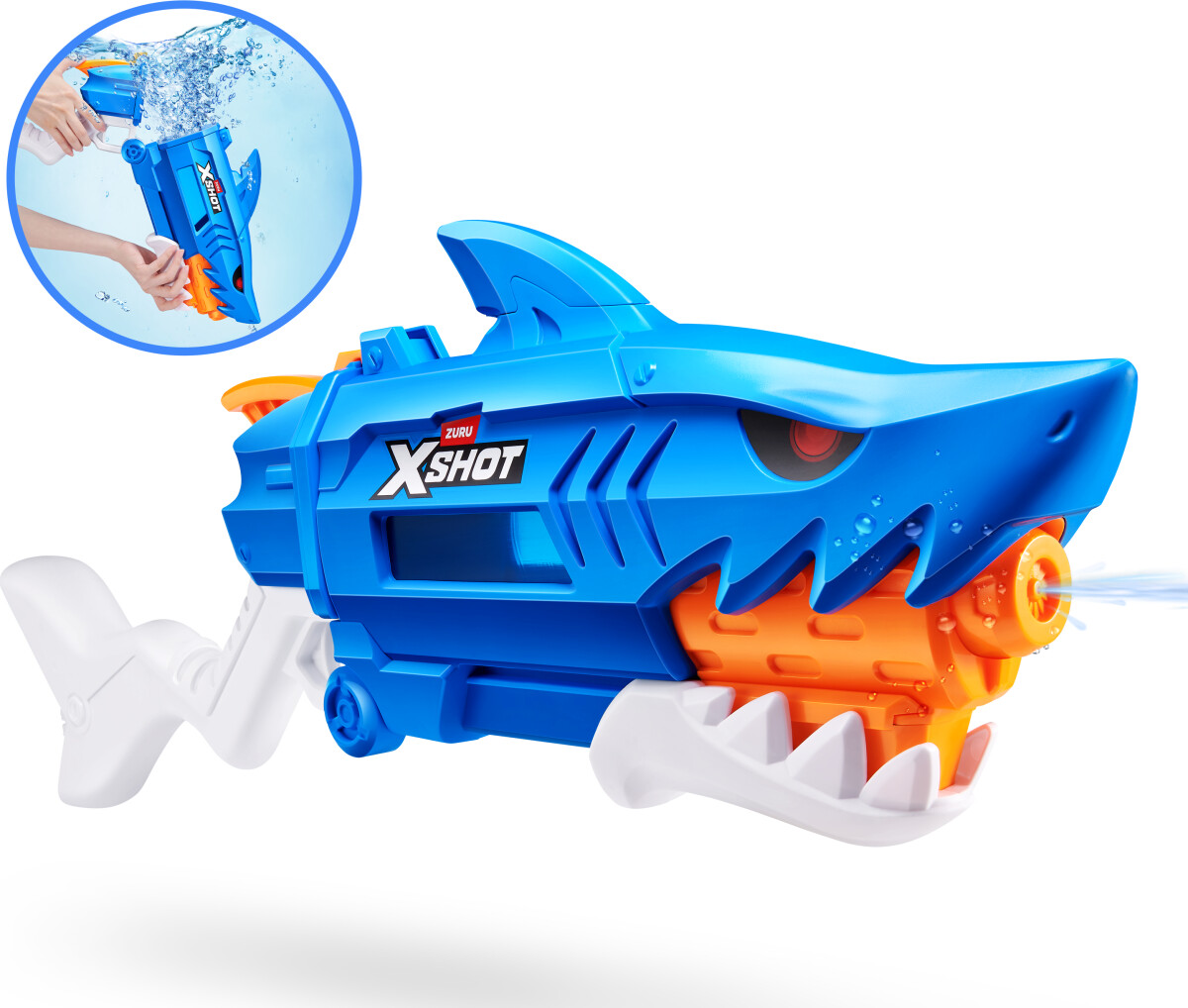 Zuru X-Shot - Shark Attack Fast-Fill Remplissage Vandpistol