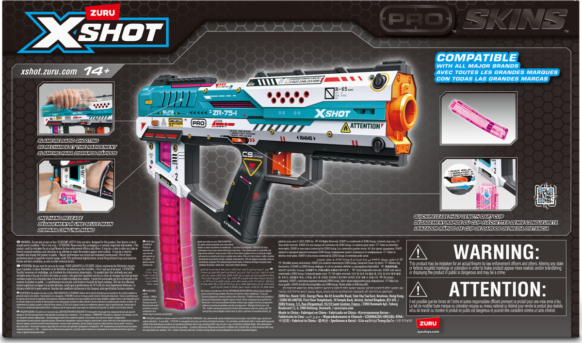 Xshot - Skins Pro Series - Fury-X Blaster 40 Darts