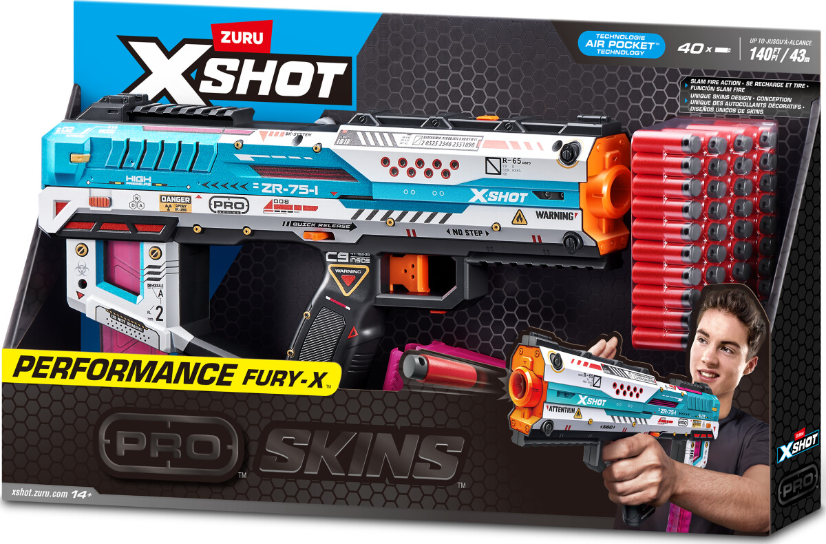 Xshot - Skins Pro Series - Fury-X Blaster 40 Darts