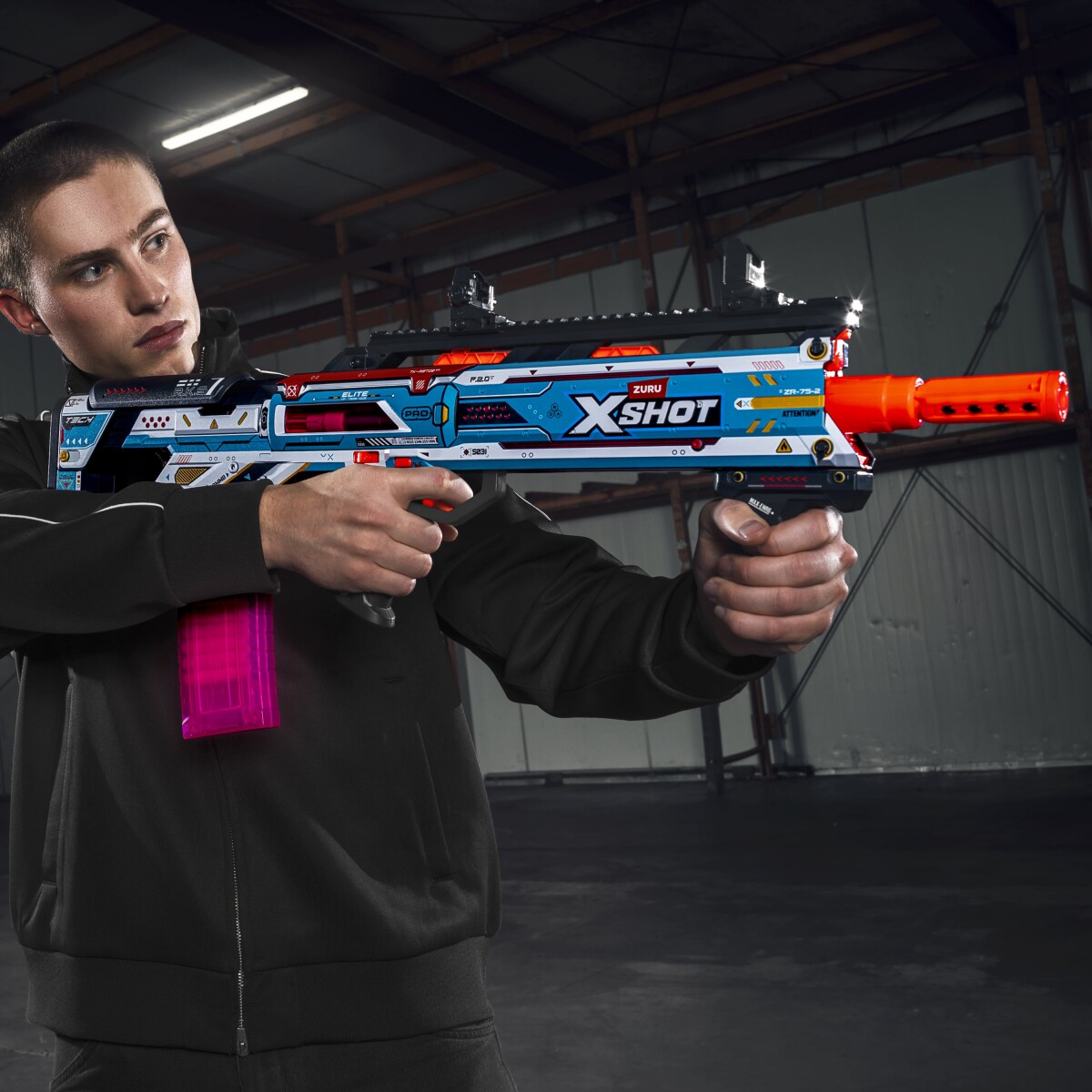 Xshot - Skins Pro Series Longshot 20 Blaster 40 Darts 36907